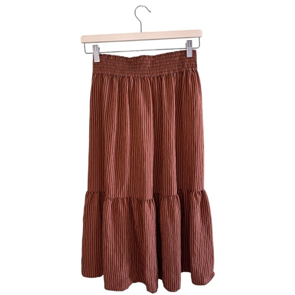 Madewell Striped Paperbag Skirt with Waist Ties - Picture 5 of 5